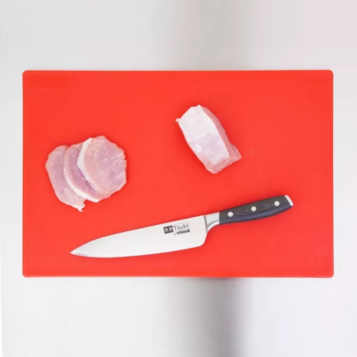 Hygiplas High Density Antibacterial Chopping Board Set 450x305x12mm (Pack of 6) - Image 3