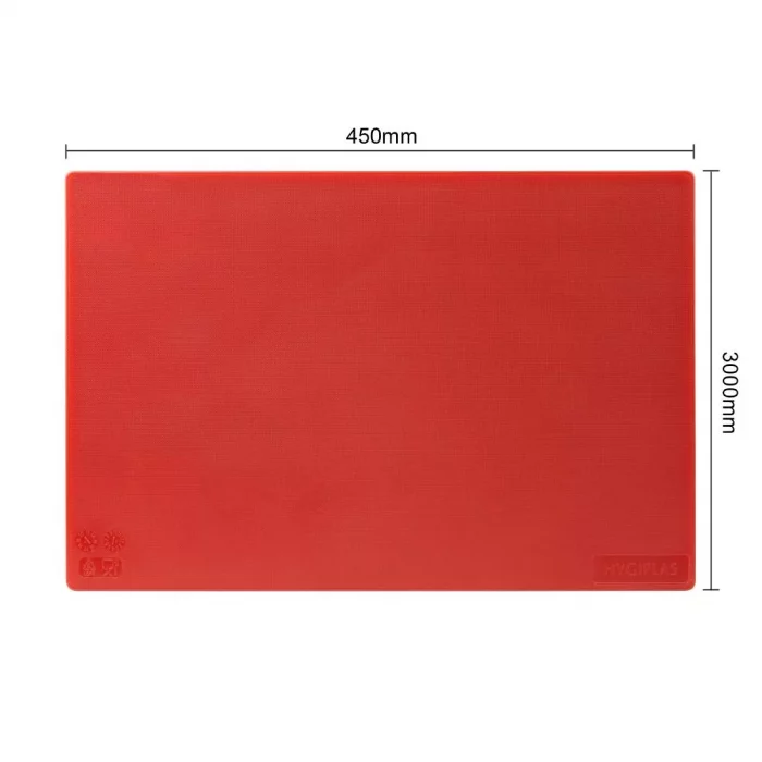 Hygiplas High Density Antibacterial Chopping Board Set 450x305x12mm (Pack of 6) - Image 5