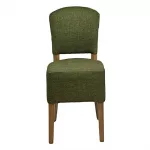 Hanoi Dining Chair In Weathered Oak with Shetland Forest Seatpad (Pack of 2) - Image 2