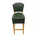 Hanoi Bar Chair in Soft Oak with Bison Cedar Vinyl - Image 2