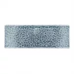 Churchill Raku Topaz Blue Oblong Plates 250 x 90mm (Pack of 6)