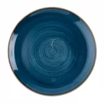 Churchill Stonecast Java Blue Evolve Coupe Plates 285mm (Pack of 12)