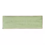 Churchill Stonecast Sage Green Oblong Plates 330 x 110mm (Pack of 6)