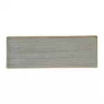 Churchill Stonecast Grey Oblong Plates 250 x 90mm (Pack of 6)