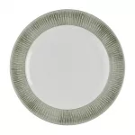 Churchill Bamboo Ceramic Spinwash Alpine Footed Plates 157mm (Pack of 12)