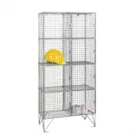 Eight Compartment Mesh Locker 305mm Deep