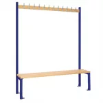 Single-Sided Island Seating Blue 1200mm