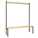 Single-sided Island Seating Dark Grey 1500mm