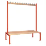 Double-sided Island Seating Red 1200mm