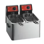 FriFri Eco 4+4 Electric Countertop Fryer Twin Tank Twin Baskets 2x2.3kW Three Phase