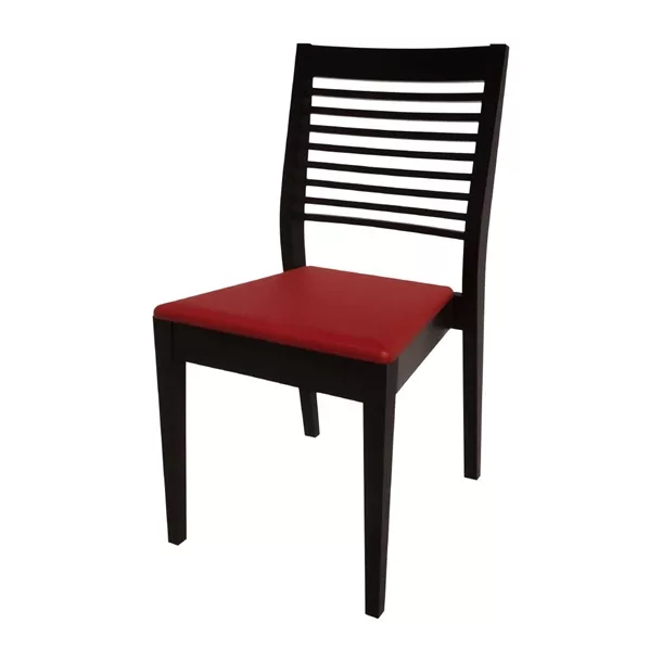 hs389_npi24-redcharcoal.jpg Bolero Bespoke Marty B Stacking Chair in Red/Charcoal - Image 1