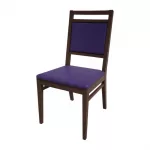 Bolero Bespoke Bia A Side Chair in Blue/Wenge
