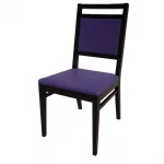 Bolero Bespoke Bia A Side Chair in Blue/Charcoal