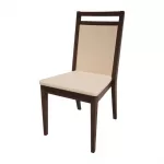 Bolero Bespoke Bia B Stacking Chair in Cream/Wenge