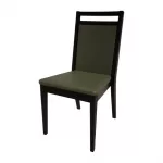 Bolero Bespoke Bia B Stacking Chair in Olive/Charcoal