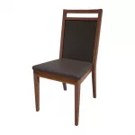 Bolero Bespoke Bia B Stacking Chair in Anthracite/Walnut