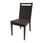 Bolero Bespoke Bia B Stacking Chair in Anthracite/Wenge