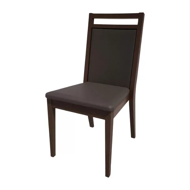 hs448_npi24-anthracitewenge.jpg Bolero Bespoke Bia B Stacking Chair in Anthracite/Wenge - Image 1