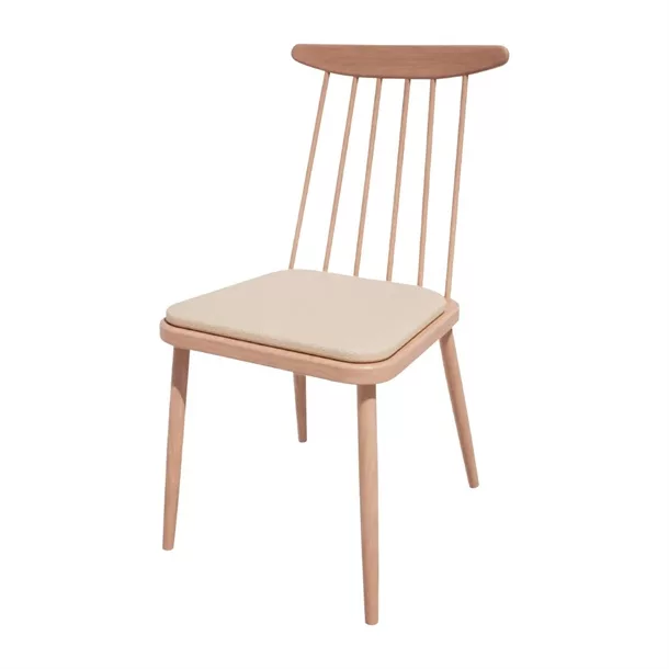 hs450_npi24-creambeech.jpg Bolero Bespoke Frank Side Chair Cream/Beech - Image 1