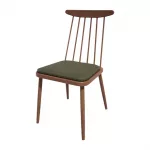 Bolero Bespoke Frank Side Chair Olive/Walnut