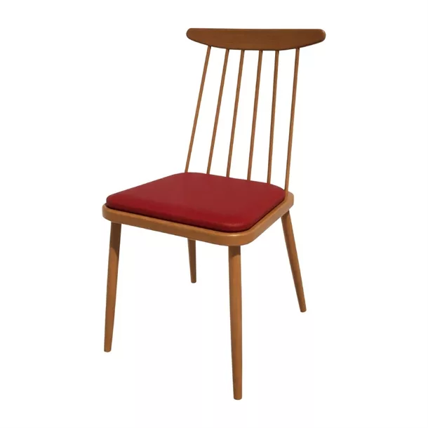 hs461_npi24-redoak.jpg Bolero Bespoke Frank Side Chair Red/Oak - Image 1