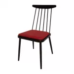 Bolero Bespoke Frank Side Chair Red/Charcoal