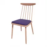 Bolero Bespoke Frank Side Chair Blue/Beech
