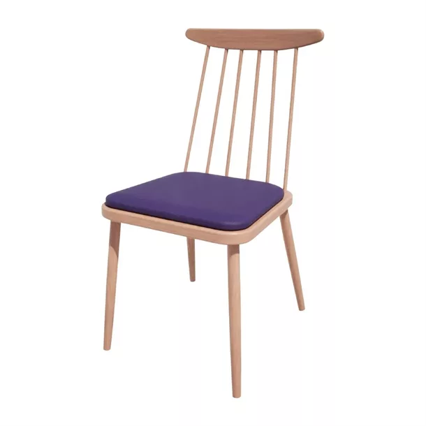 hs465_npi24-bluebeech.jpg Bolero Bespoke Frank Side Chair Blue/Beech - Image 1
