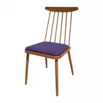 Bolero Bespoke Frank Side Chair Blue/Oak