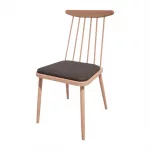 Bolero Bespoke Frank Side Chair Anthracite/Beech