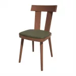Bolero Bespoke Bamba Side Chair Olive/Walnut