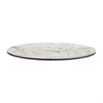 Extrema Round Carrara Marble Table Top 690mm