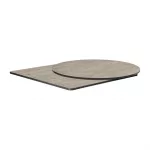 Extrema Round Cement Textured Table Top 690mm - Image 2