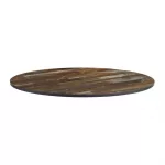 Extrema Round Planked Vintage Wood Table Top 690mm
