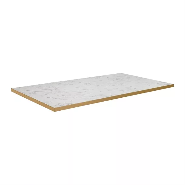 hs759_npi23.jpg Omega Rectangular Laminate Table Top White Carrara Marble 1200x700mm - Image 1