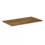 Solid Oak Natural Rectangular Table Top 1200x700mm