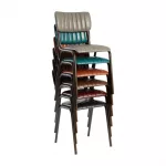Tavo Stacking Side Chair Vintage Black (Pack of 2) - Image 4
