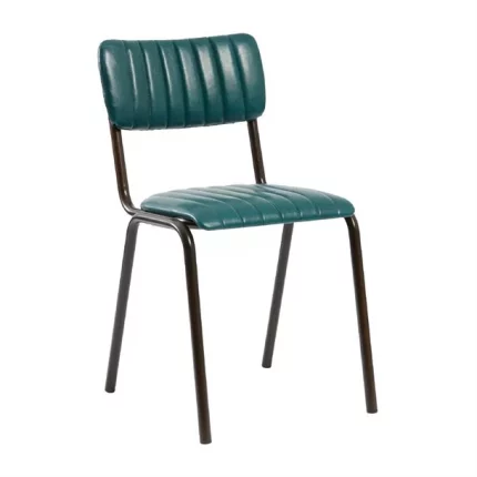 Tavo Stacking Side Chair Vintage Teal (Pack of 2)