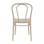 Victor Side Chair Taupe (Pack of 2) - Image 2