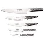 Global 5 Piece Knife Set with Block G-525/NB