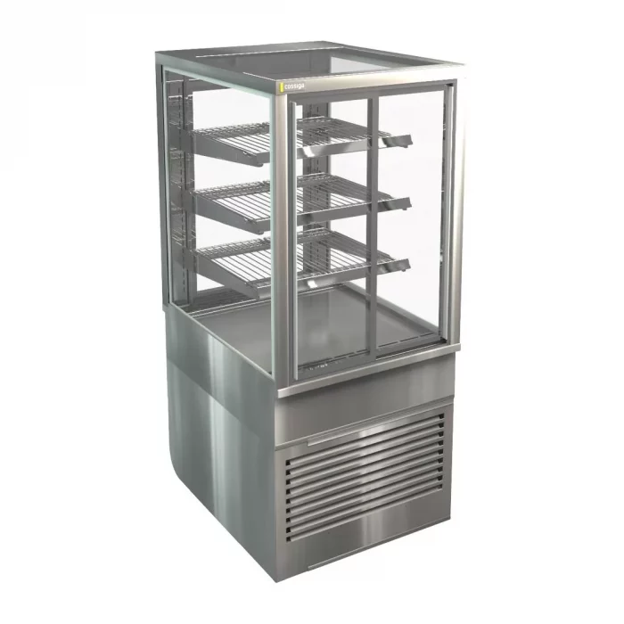 Cossiga Tower BTG Freestanding Multideck Display Fridge w/Sliding Front & Rear Doors 600mm - Image 1