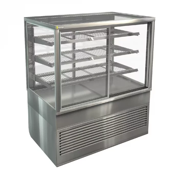 Cossiga Tower BTG Freestanding Multideck Display Fridge w/Sliding Front & Rear Doors 1200mm - Image 1