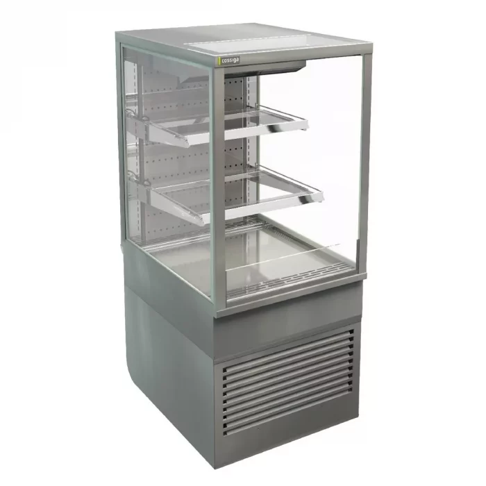 Cossiga Tower BTG Open Front Freestanding Multideck Display Fridge w/Hinged Stainless Rear Door 600mm - Image 1