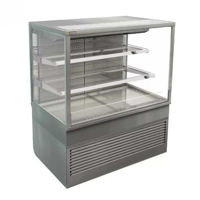 Cossiga Tower BTG Open Front Freestanding Multideck Display Fridge w/Hinged Stainless Rear Door 1200mm - Image 1