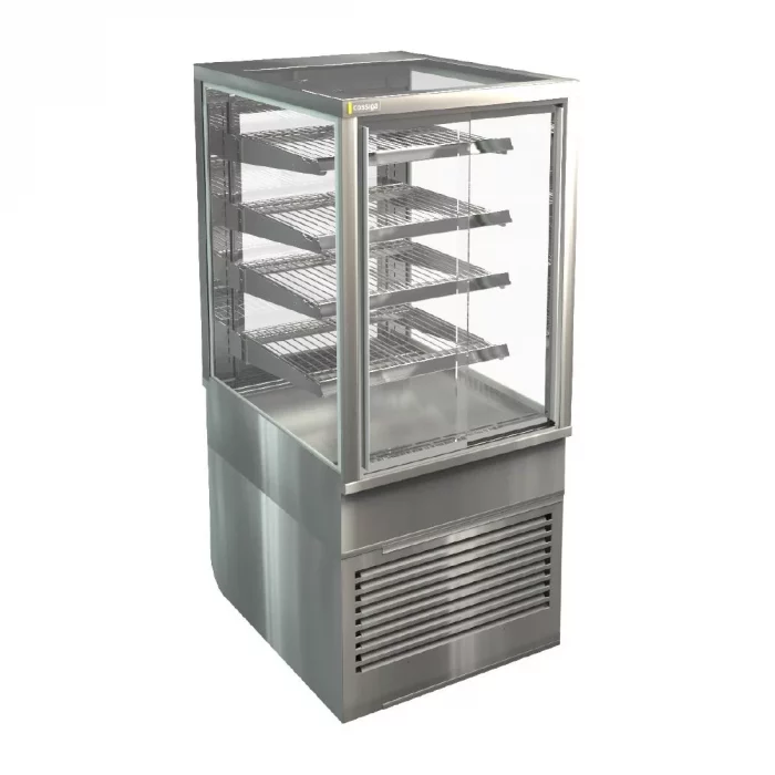 Cossiga Heated Freestanding Multideck Display w/Sliding Front & Rear Doors 600mm - Image 1