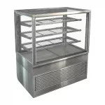 Cossiga Heated Freestanding Multideck Display w/Sliding Front & Rear Doors 1200mm