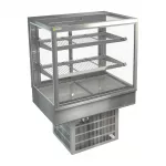 Cossiga Tower STG Refrigerated Drop-in Display w/Solid Front Glass & Rear Sliding Doors 900mm