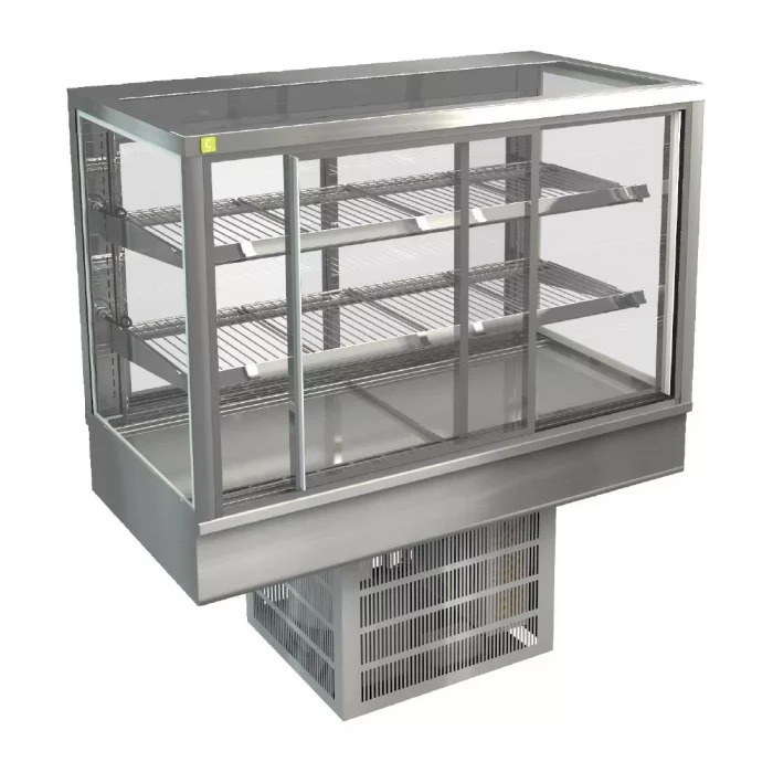 Cossiga Tower STG Refrigerated Drop-in Display w/Sliding Front & Rear Doors 1200mm - Image 1