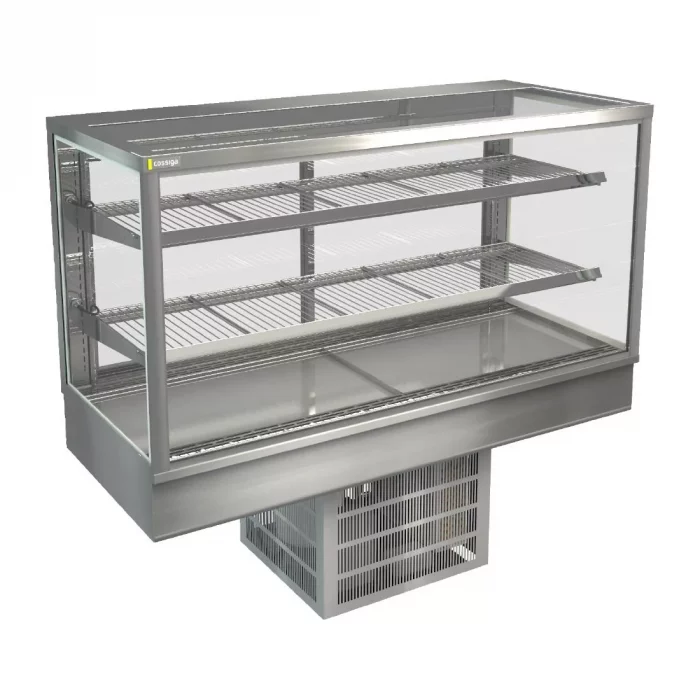 Cossiga Tower STG Refrigerated Drop-in Display w/Solid Front Glass & Rear Sliding Doors 1500mm - Image 1
