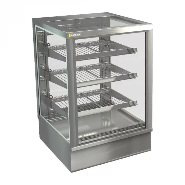 Cossiga Tower STG Heated Drop-in Display w/Solid Front Glass & Rear Sliding Doors 600mm - Image 1